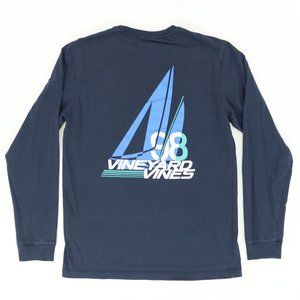 Vineyard Vines XS Long Sleeve T Shirt 98 Sailboat